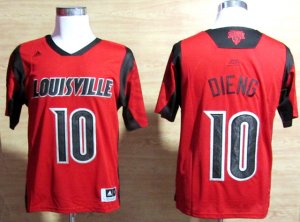 Maillot De Basket NCAA Louisville Cardinals 2013 March Madness Gorgui Dieng 10 Authentique Rouge